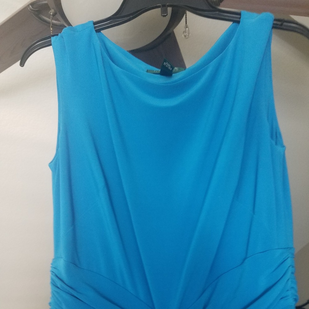 NWOT Ralph Lauren turquoise dress!